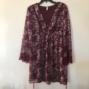 ✨NWOT✨ XHILARATION FLORAL TUNIC DRESS